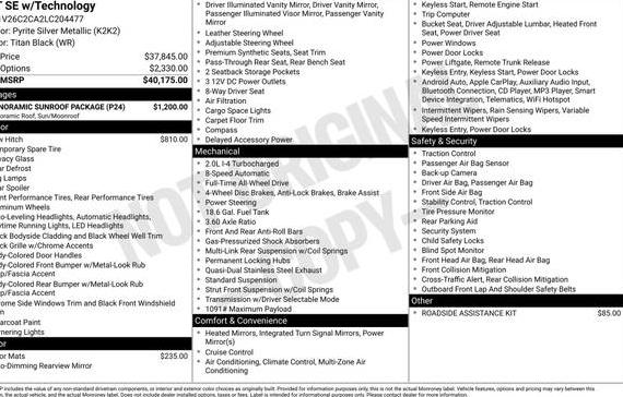 VOLKSWAGEN ATLAS CROSS SPORT 2020 1V26C2CA2LC204477 image